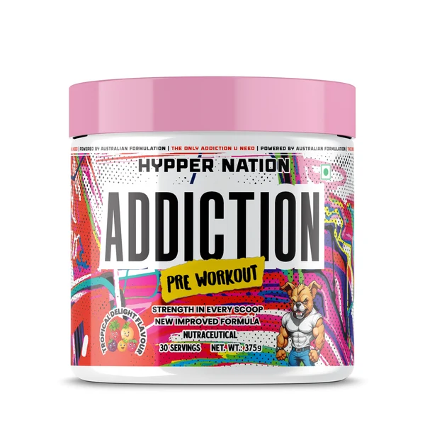 HYPPERNATION ADDICTION PRE-WORKOUT - 375 GRAM (30 SERVING)